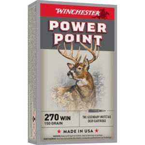 Buy Winchester Power Point 270 Winchester Ammo 150 Grain Jacketed Soft Point 200rounds - Ammunition | Glock Full Auto Switches