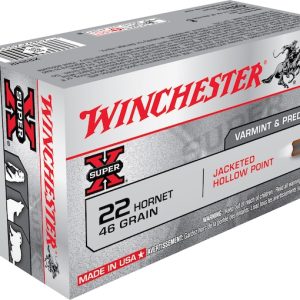 New Winchester Super X 22 Hornet Ammo 46 Grain Jacketed Hollow Point  200 rounds - Ammunition | Glock Full Auto Switches