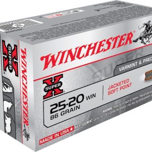 New Winchester Super X 25-20 WCF Ammo 86 Grain Jacketed Soft Point Box of 50 - Ammunition | Glock Full Auto Switches