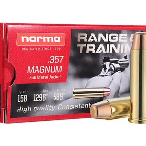 Get Norma Range & Training 357 Magnum Ammo 158 Grain Full Metal Jacket 500 rounds Online - Ammunition | Glock Full Auto Switches