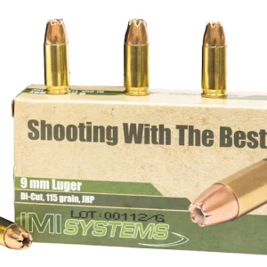 Shop IMI 9mm Luger Ammo 115 Grain Jacketed Hollow Point - Handguns | Glock Full Auto Switches